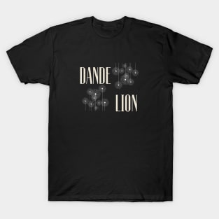 Dandelion Vintage Since Retro Minimalist Flora Art Deco T-Shirt